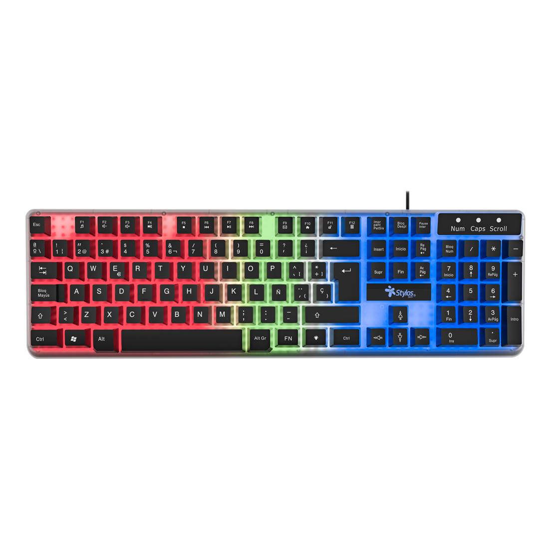 Teclado ALAMBRICO PTEC6 Negro. STTEALLED1T. - Teclado ALAMBRICO PTEC6 Negro. STTEALLED1T. -